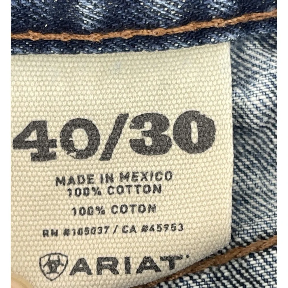 Ariat Men's 40x30 Western Jeans 100% Cotton Made in Mexico